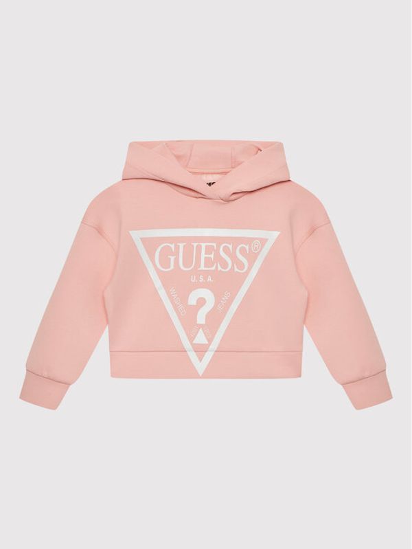 Guess Guess Суитшърт J2YQ23 FL03S Розов Regular Fit