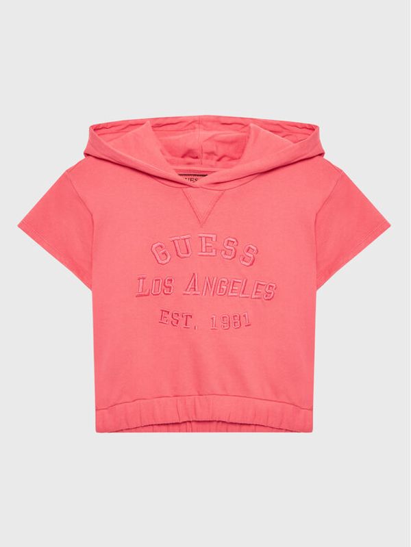 Guess Guess Суитшърт J3GQ00 KA6R3 Розов Regular Fit