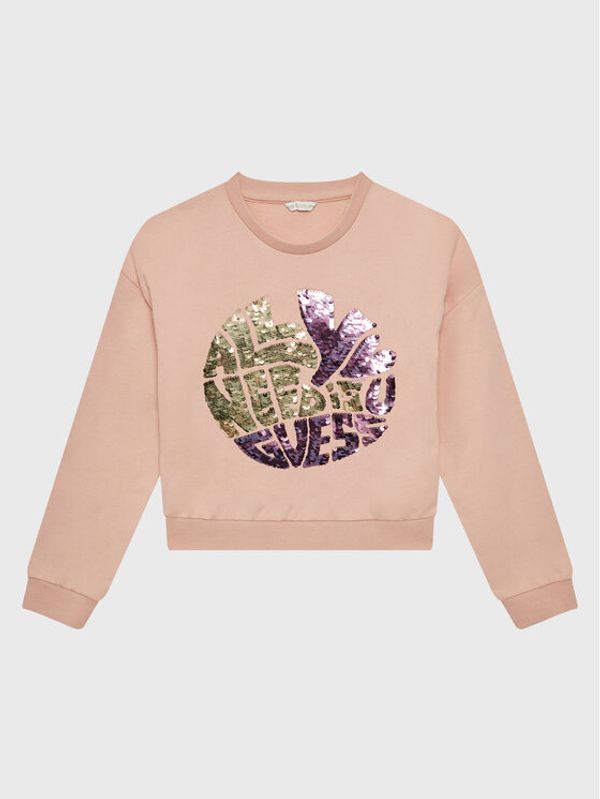 Guess Guess Суитшърт J3GQ02 K82T0 Оранжев Regular Fit