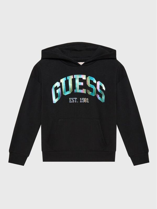 Guess Guess Суитшърт J3RQ01 KA6R0 Черен Regular Fit