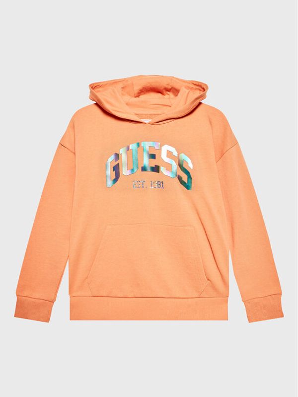 Guess Guess Суитшърт J3RQ01 KA6R0 Оранжев Regular Fit