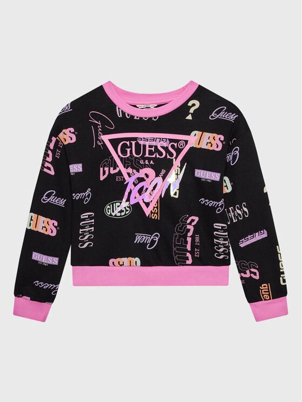 Guess Guess Суитшърт J3RQ02 KA6R3 Черен Regular Fit