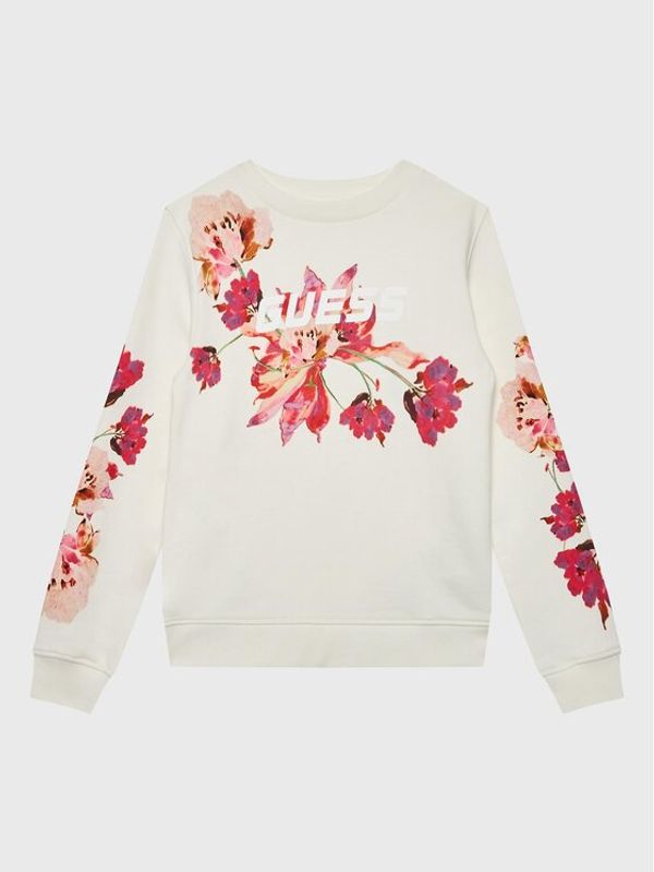 Guess Guess Суитшърт J3RQ08 K68I3 Бял Regular Fit