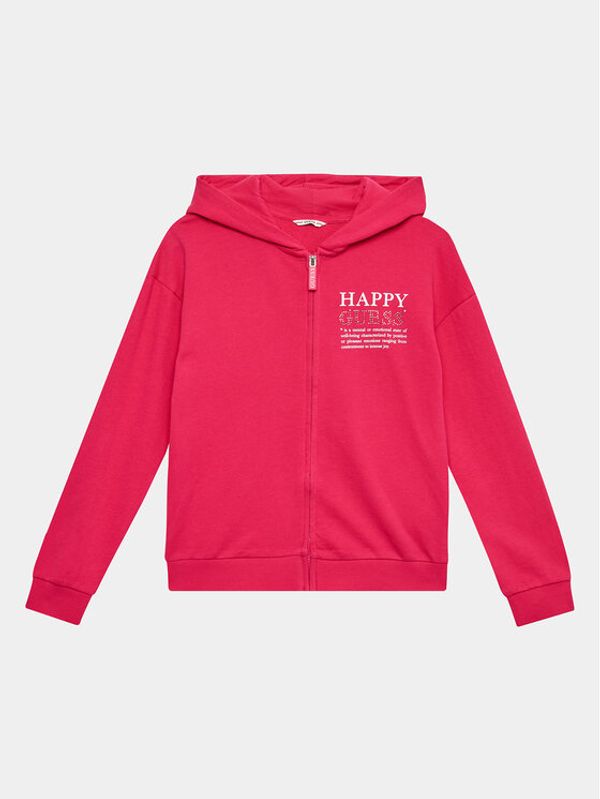 Guess Guess Суитшърт J3YQ00 KA6R4 Розов Regular Fit