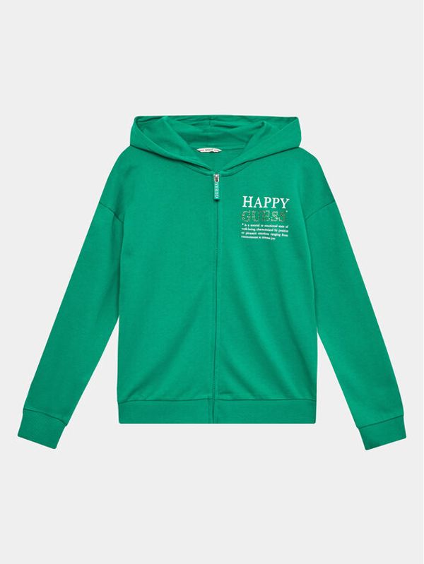 Guess Guess Суитшърт J3YQ00 KA6R4 Зелен Regular Fit