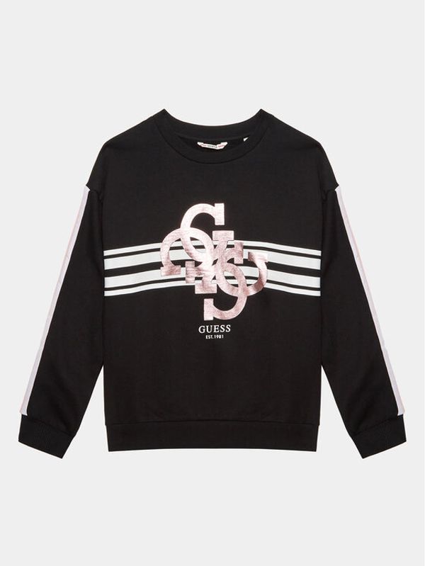 Guess Guess Суитшърт J3YQ04 KA6R3 Черен Regular Fit