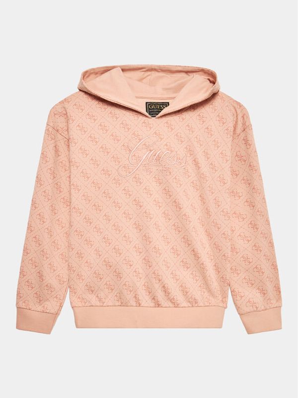 Guess Guess Суитшърт J3YQ06 KA6R3 Розов Regular Fit