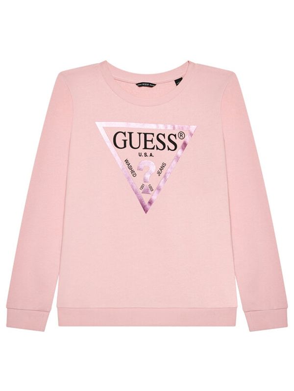 Guess Guess Суитшърт J74Q10 KAUG0 Розов Regular Fit