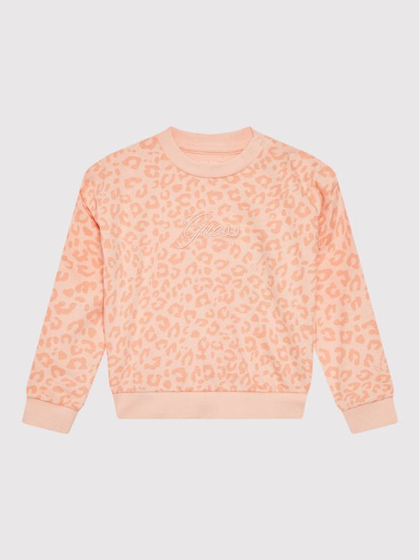 Guess Guess Суитшърт K2YQ03 KA6R3 Оранжев Regular Fit