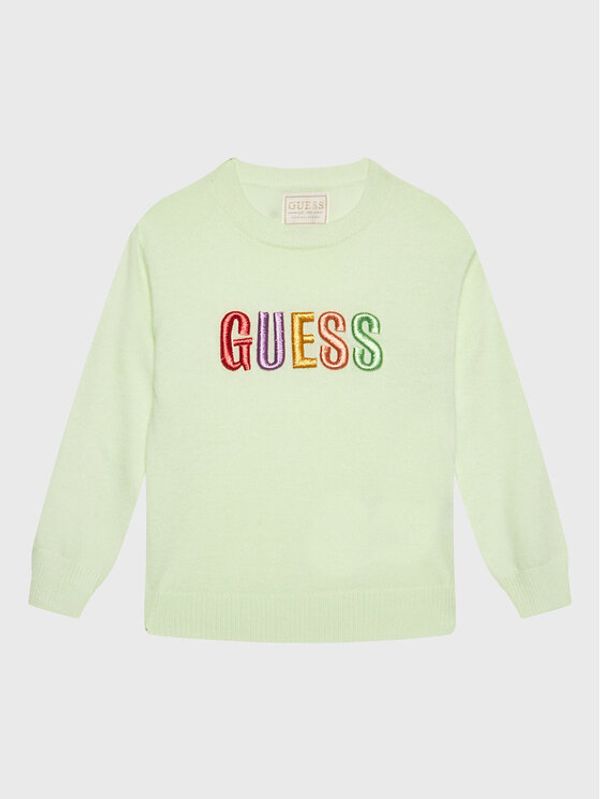 Guess Guess Суитшърт K3GR00 Z36I0 Зелен Regular Fit