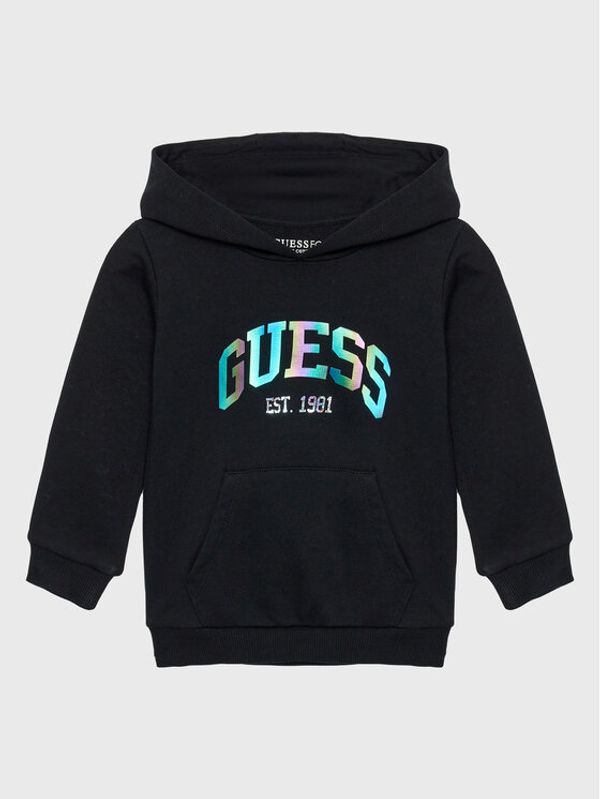 Guess Guess Суитшърт K3RQ02 KA6R0 Черен Regular Fit