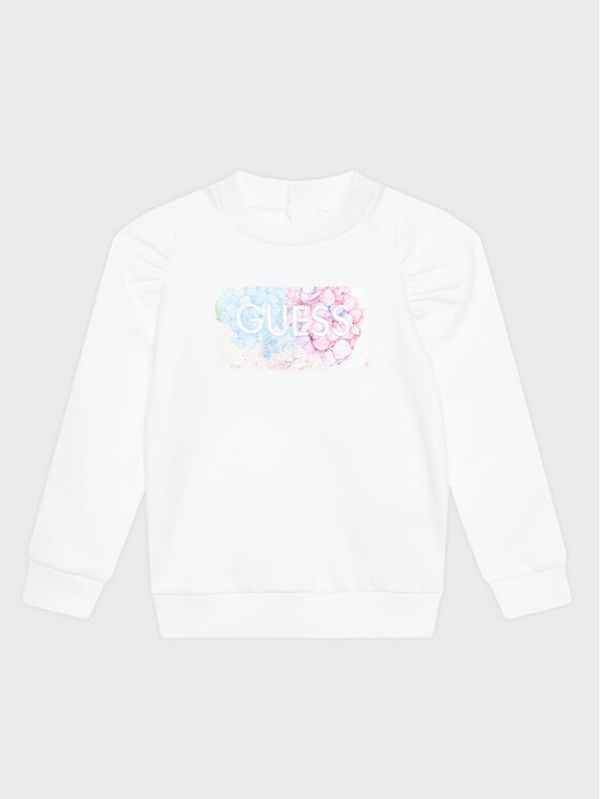 Guess Guess Суитшърт K3RQ04 KA6V0 Бял Regular Fit