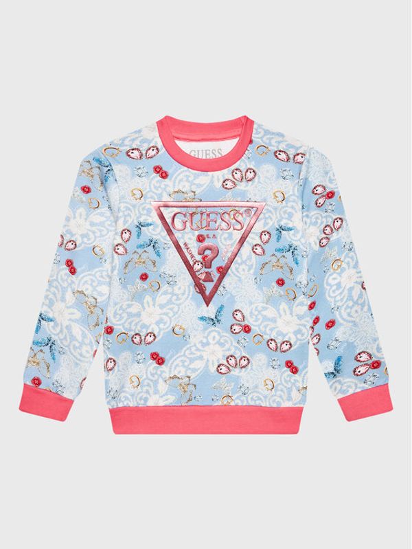 Guess Guess Суитшърт K3RQ05 KA6V3 Син Regular Fit