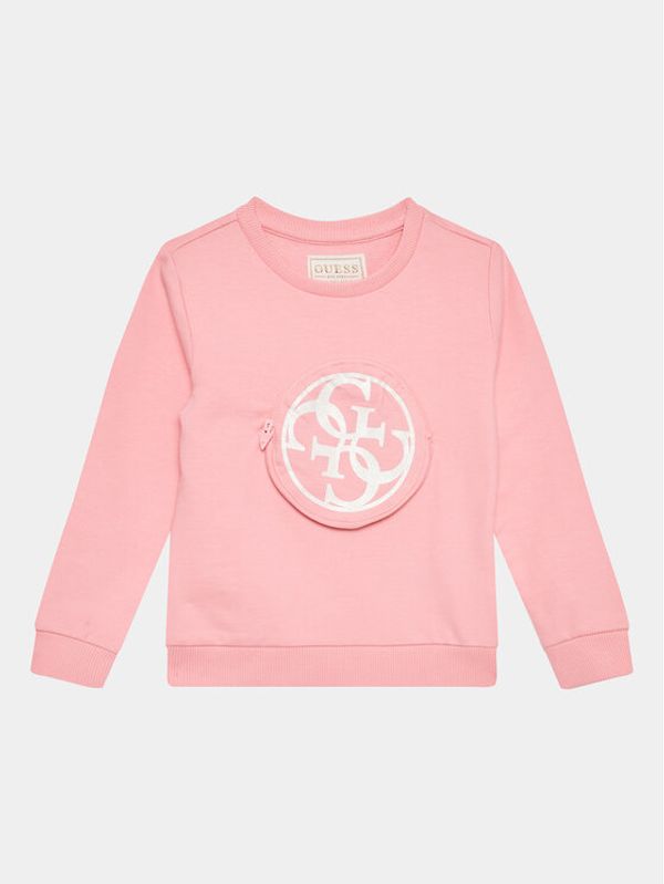 Guess Guess Суитшърт K3YQ04 KA6R4 Розов Regular Fit
