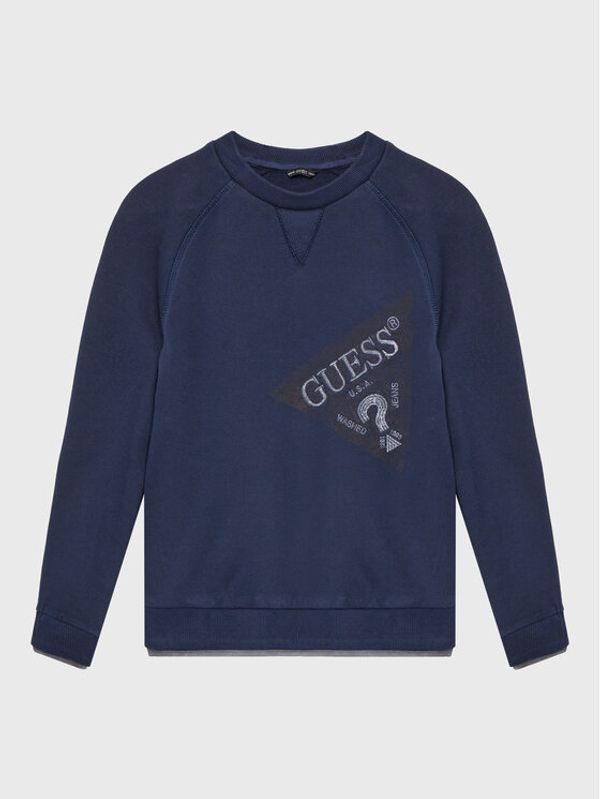 Guess Guess Суитшърт L2BQ05 KAD73 Тъмносин Regular Fit