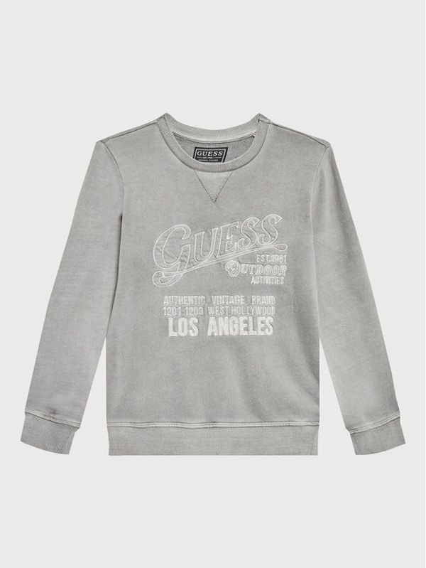 Guess Guess Суитшърт L2BQ06 KAD73 Сив Regular Fit