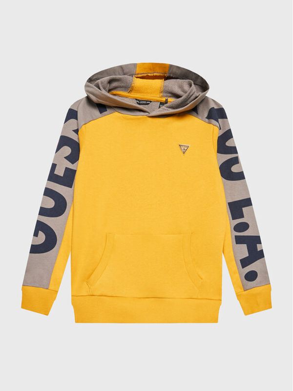 Guess Guess Суитшърт L2BQ08 KAD73 Жълт Regular Fit