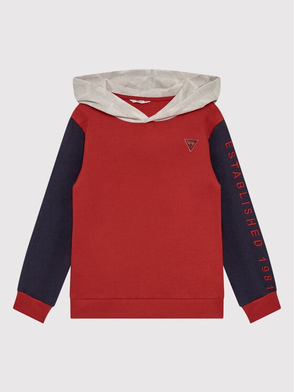Guess Guess Суитшърт L2YQ04 KA6R0 Червен Regular Fit