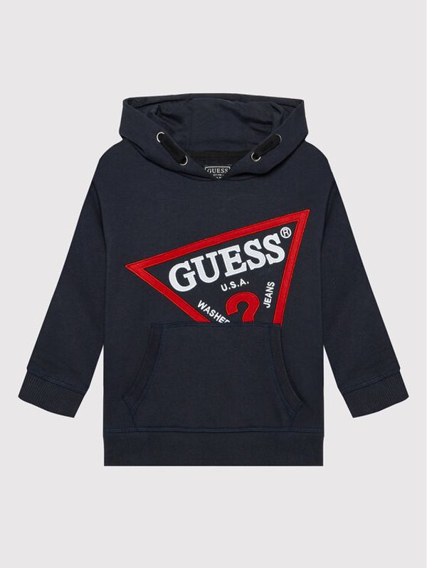 Guess Guess Суитшърт L2YQ07 KAD70 Тъмносин Oversize