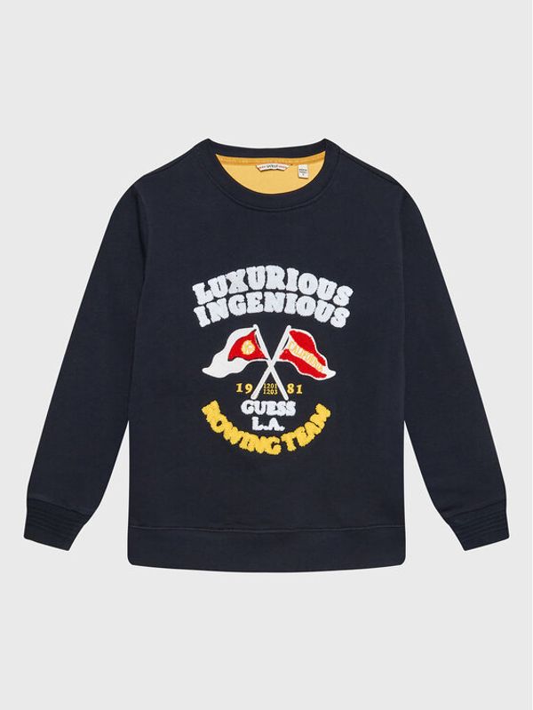 Guess Guess Суитшърт L3RQ01 KBLB0 Син Regular Fit