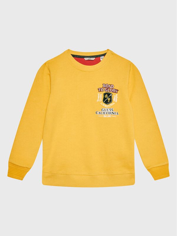 Guess Guess Суитшърт L3RQ01 KBLB0 Жълт Regular Fit