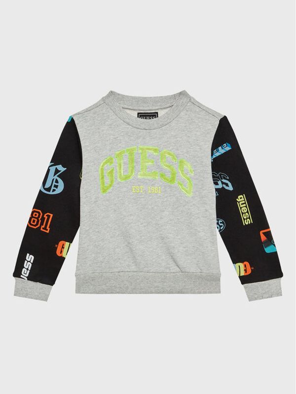 Guess Guess Суитшърт L3RQ05 KA6R3 Сив Regular Fit