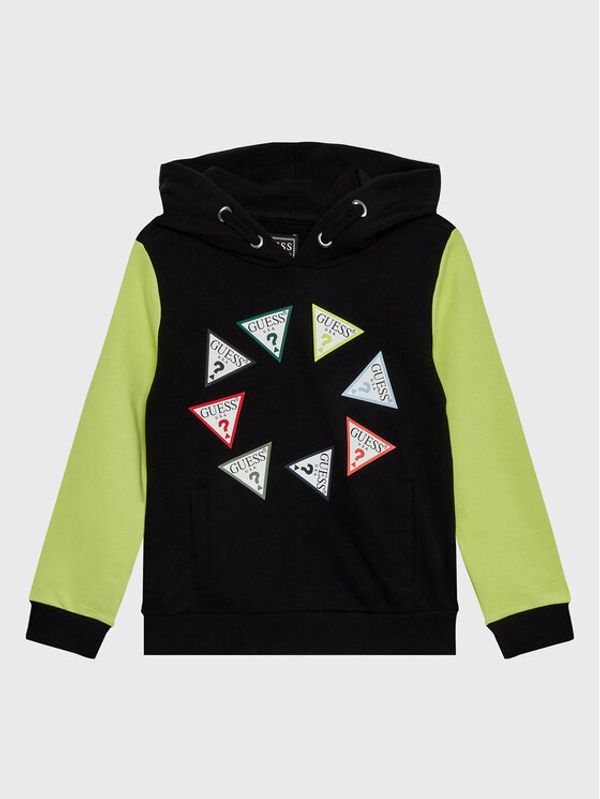 Guess Guess Суитшърт L3RQ07 KA6R3 Зелен Regular Fit