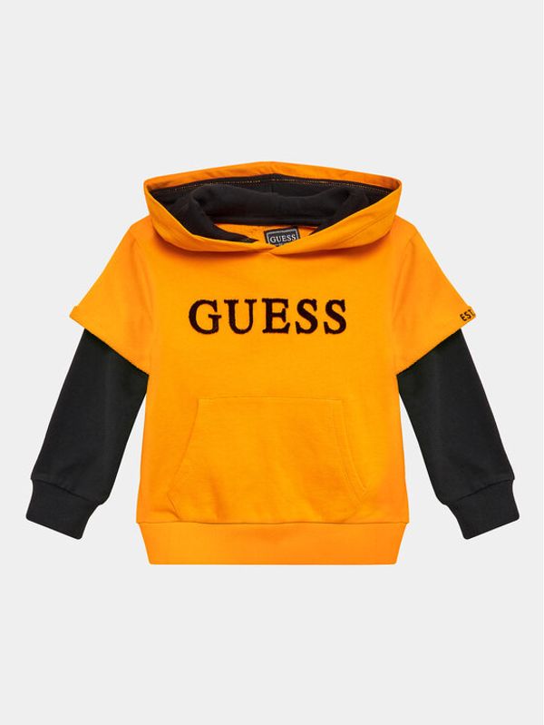 Guess Guess Суитшърт L3YQ00 KA6R3 Оранжев Regular Fit
