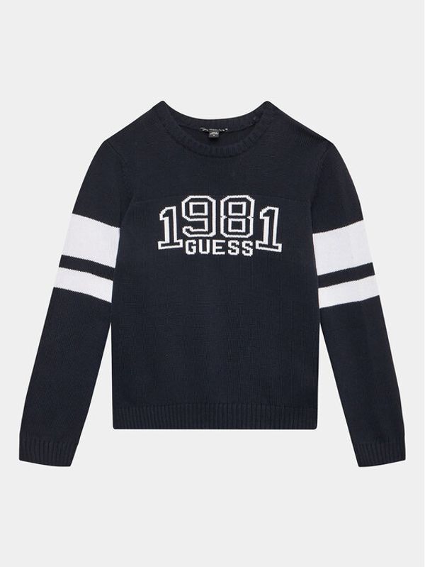 Guess Guess Суитшърт L3YR00 Z2NN0 Тъмносин Regular Fit