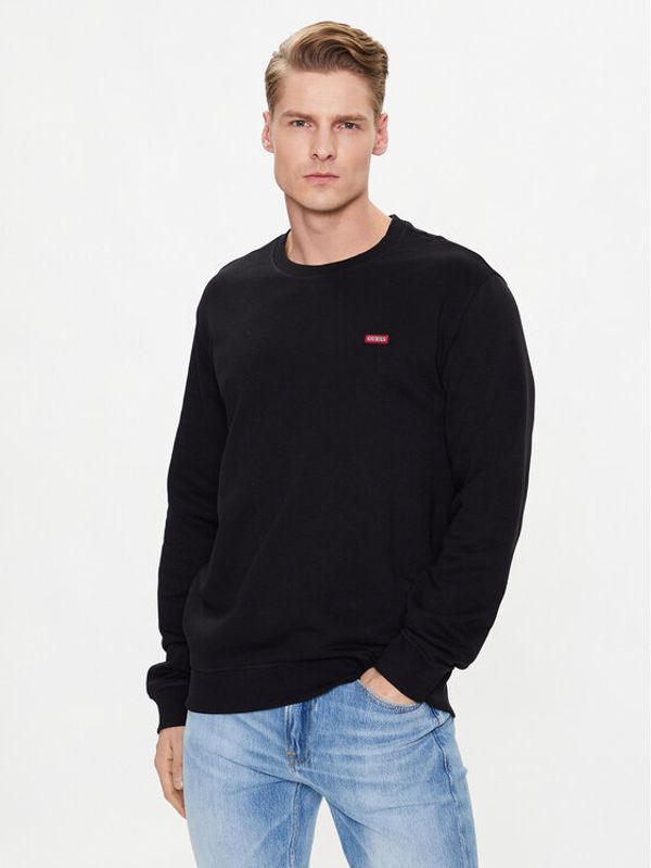 Guess Guess Суитшърт Logo M3GQ11 KBK32 Черен Regular Fit