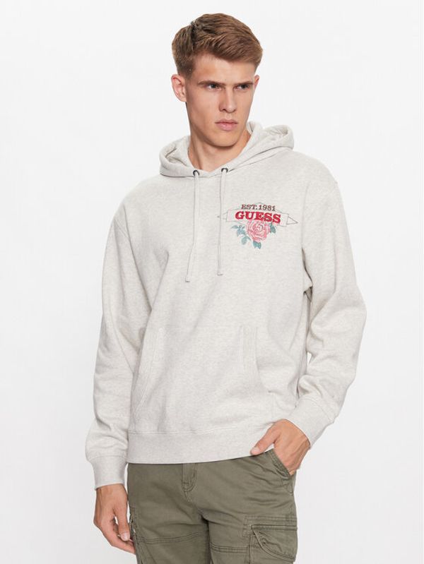 Guess Guess Суитшърт M3BQ18 K9YH1 Бежов Regular Fit