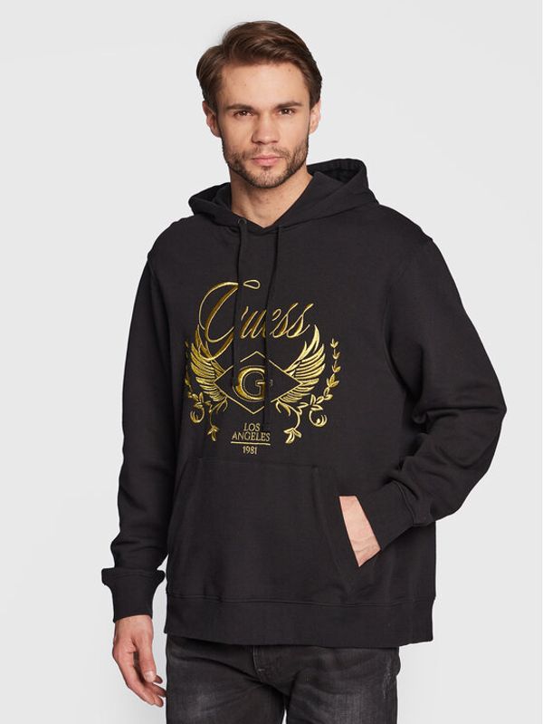 Guess Guess Суитшърт M3RQ01 K9YH1 Черен Regular Fit