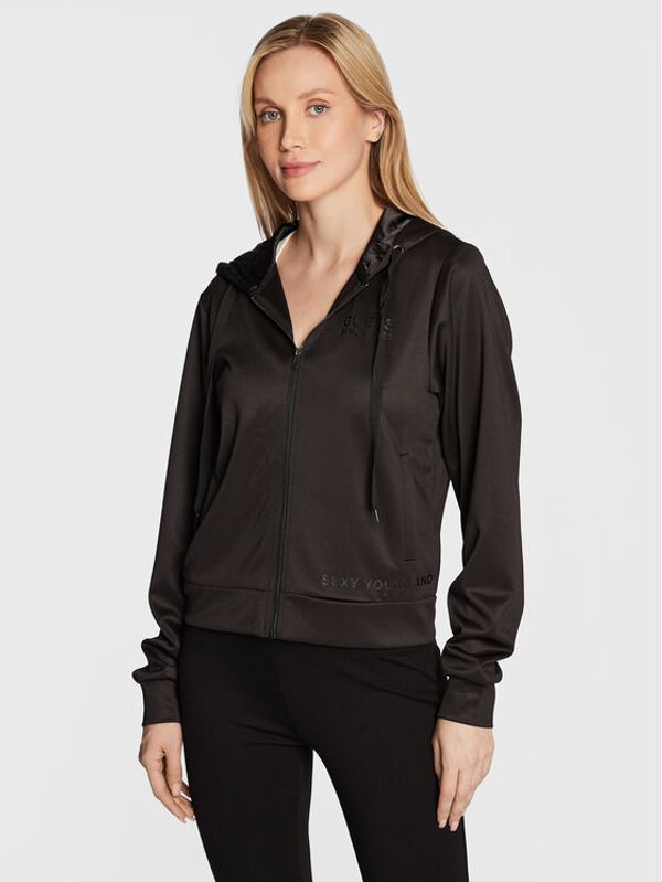 Guess Guess Суитшърт Marthe W2BQ15 KB7K2 Черен Regular Fit