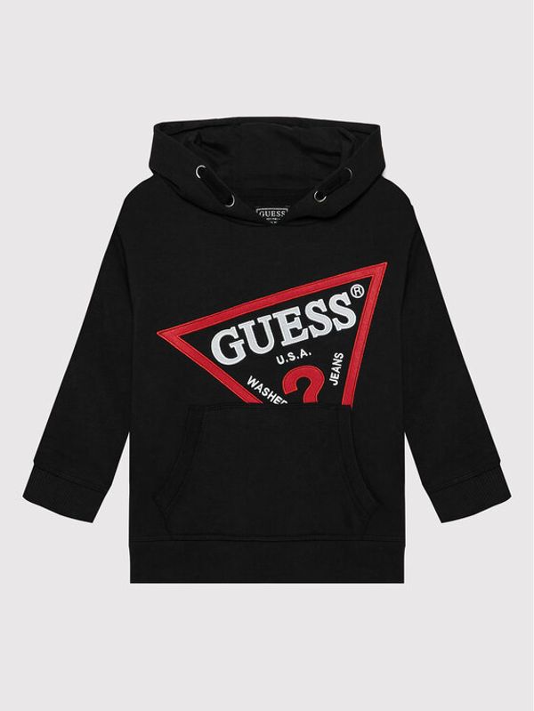 Guess Guess Суитшърт N2YQ09 KAD70 Черен Oversize