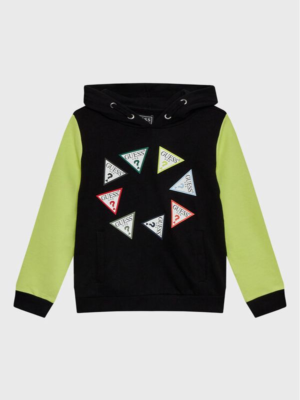 Guess Guess Суитшърт N3RQ04 KA6R3 Черен Regular Fit