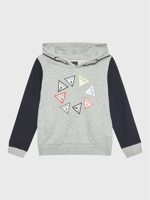 Guess Guess Суитшърт N3RQ04 KA6R3 Сив Regular Fit