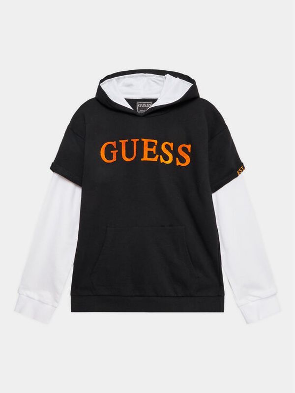 Guess Guess Суитшърт N3YQ00 KA6R3 Черен Regular Fit