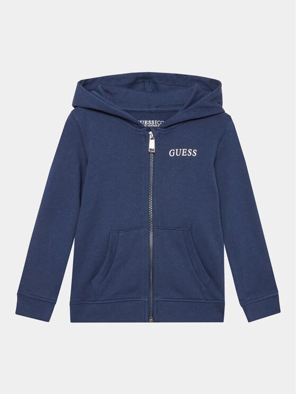 Guess Guess Суитшърт N3YQ07 KAUG0 Тъмносин Regular Fit