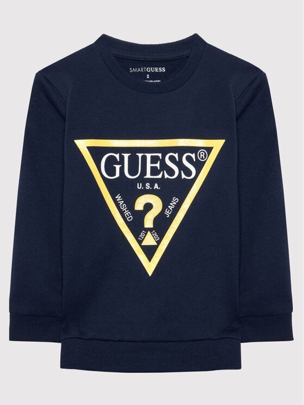 Guess Guess Суитшърт N73Q10 KAUG0 Тъмносин Regular Fit