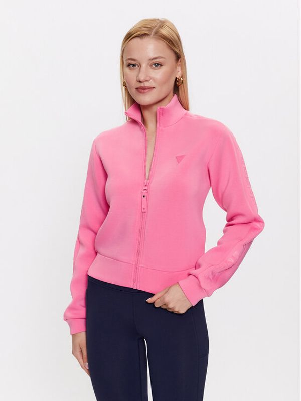 Guess Guess Суитшърт New Allie V2YQ17 K7UW2 Розов Regular Fit