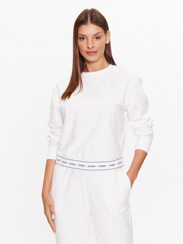 Guess Guess Суитшърт O3YQ01 KBS91 Бял Regular Fit