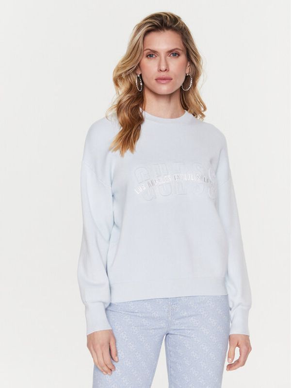 Guess Guess Суитшърт Odette W3RR50 Z26I0 Син Regular Fit