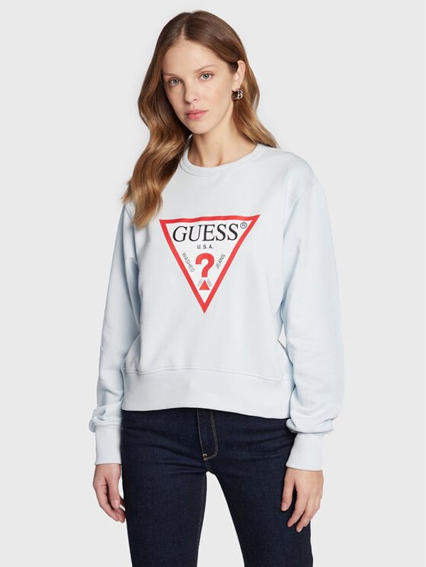 Guess Guess Суитшърт Original W2YQ16 KBA10 Син Regular Fit