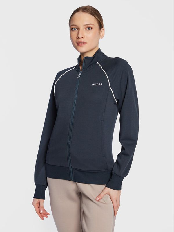 Guess Guess Суитшърт Signature V3GQ00 KBO62 Тъмносин Regular Fit