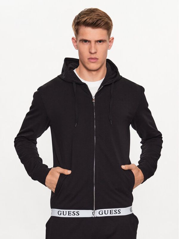 Guess Guess Суитшърт U3YQ00 KBS91 Черен Regular Fit