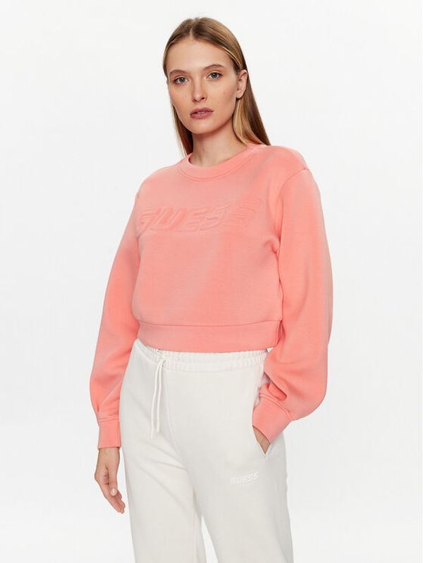 Guess Guess Суитшърт V3BQ15 K7UW2 Зелен Regular Fit