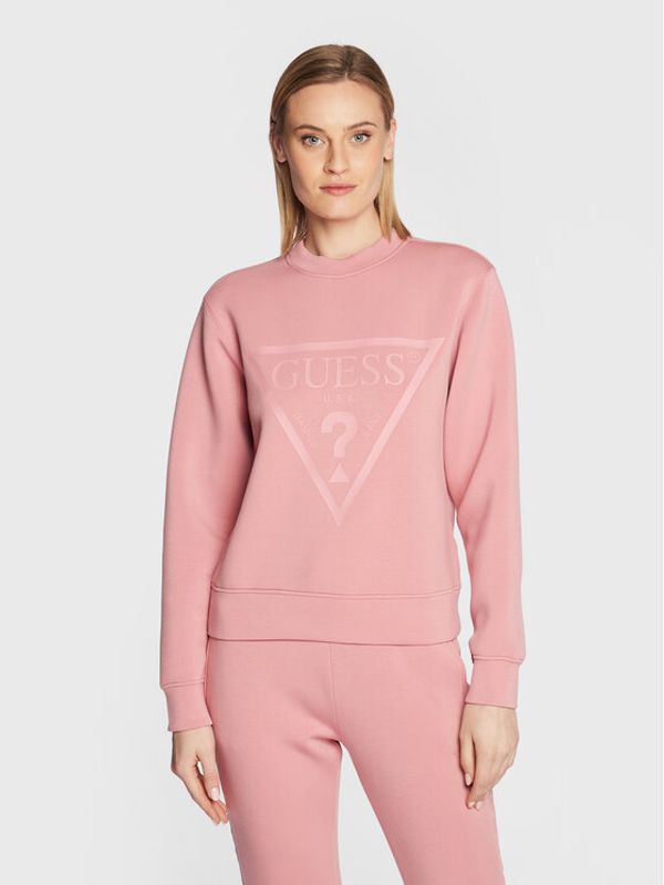 Guess Guess Суитшърт V3RQ19 K7UW2 Розов Regular Fit