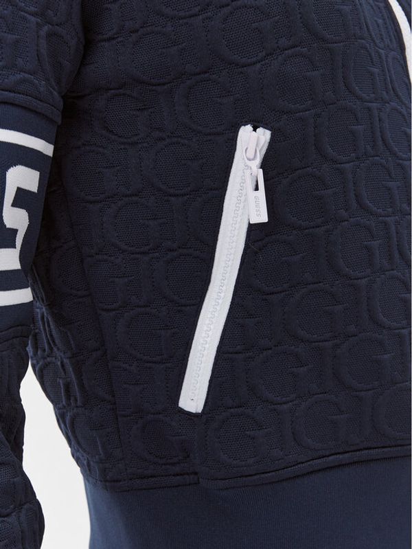 Guess Guess Суитшърт V3YQ11 KBSL0 Син Regular Fit