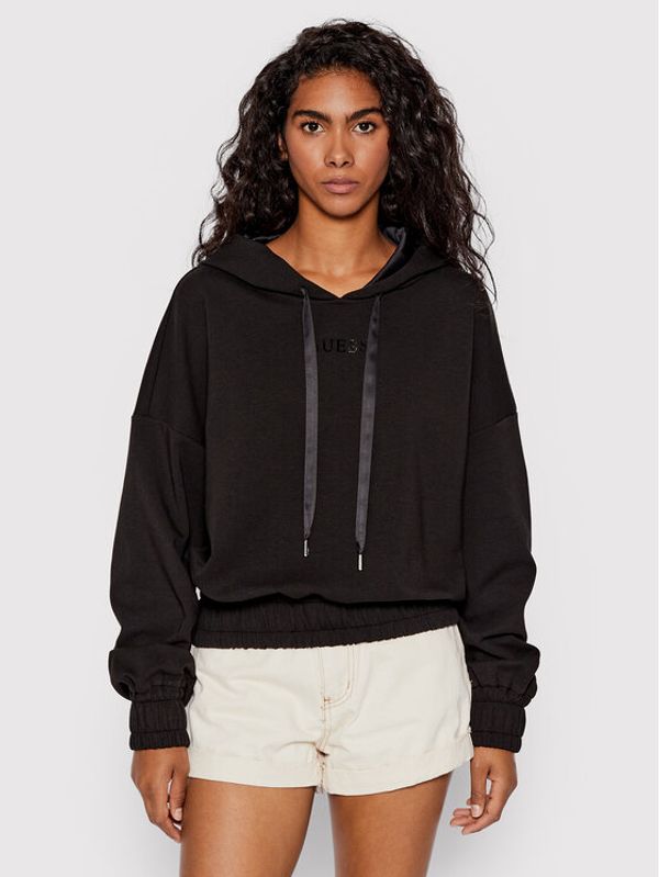 Guess Guess Суитшърт W2YQ05 KB932 Черен Relaxed Fit