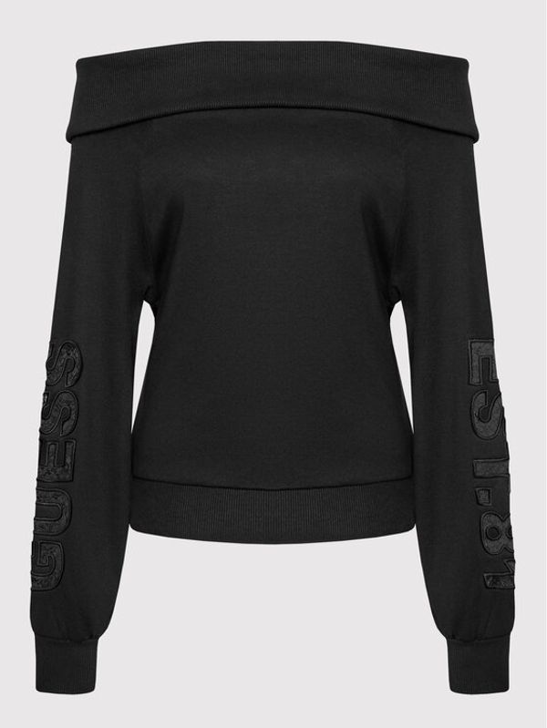 Guess Guess Суитшърт W2YQ14 K8801 Черен Regular Fit